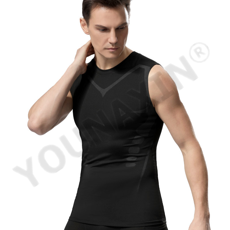 3 枚セット メンズ ノースリーブ Tシャツ ベースレイヤー - T Shirt Tight Fit のレビューと価格