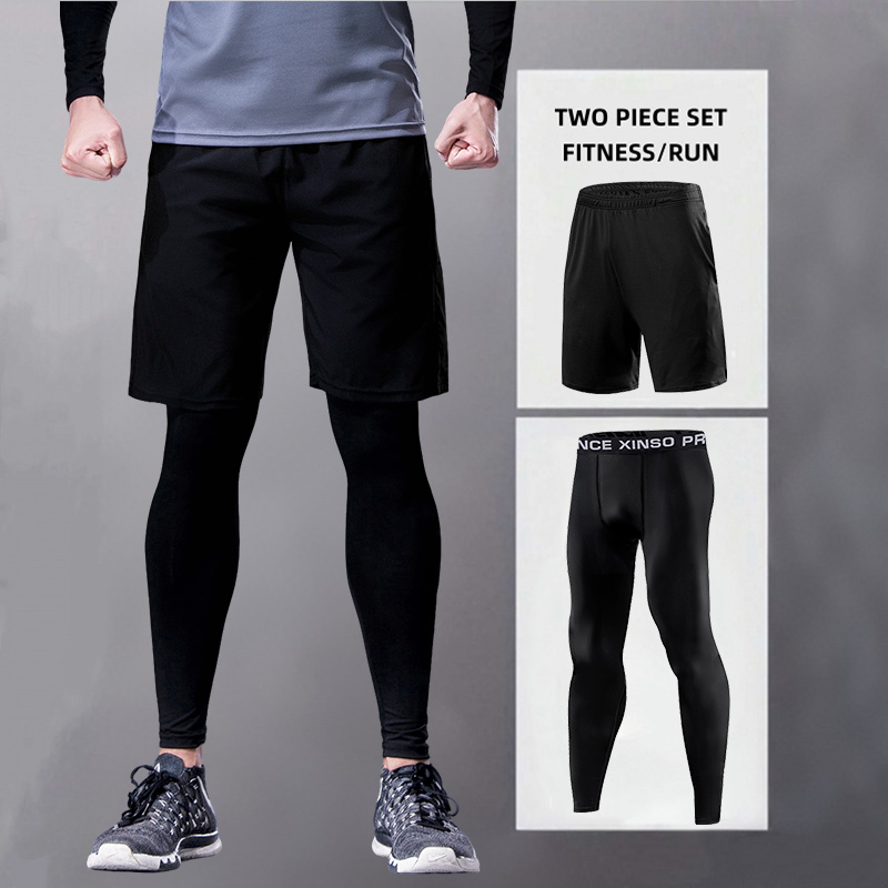 メンズ スポーツ ランニング パンツ トレーニング フィット - Compression Long Pant のレビューと価格