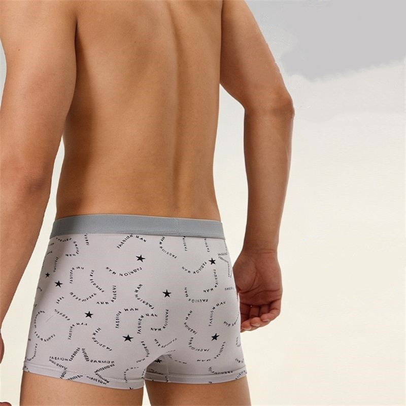 4 ピース/ロット男性の下着セクシーなボクサー快適なソフトフ - Multi Pack Underwear のレビューと価格