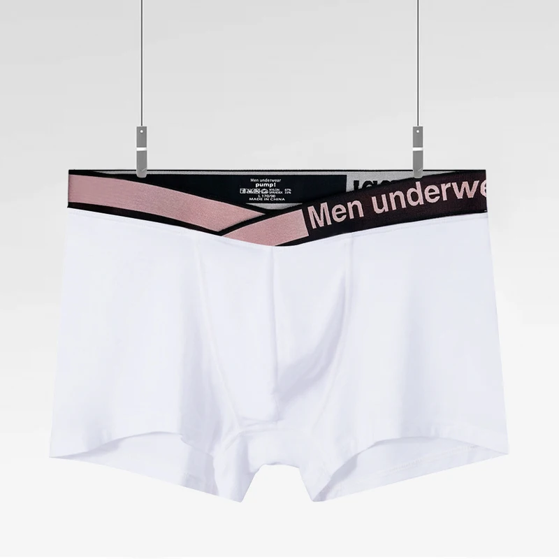 ファッションモーダルマン下着ボクサーメンズパンツV字型ローウ - Boxer Shorts Modal のレビューと価格
