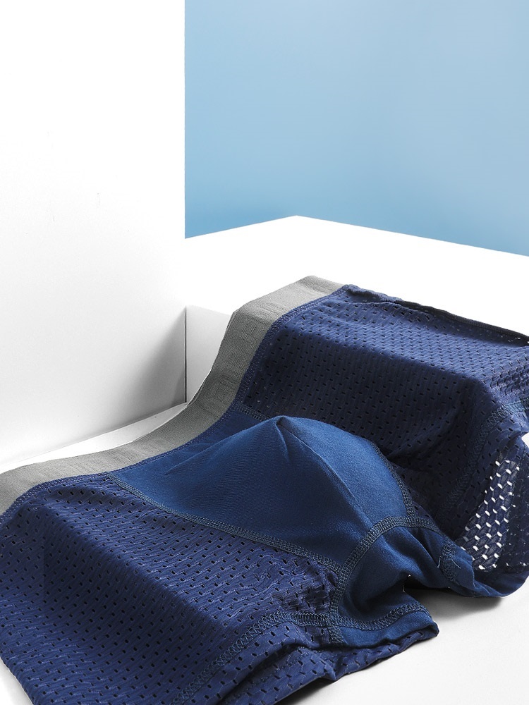 男性の下着男性のボクサースポーツアイスメッシュ目通気性夏ボク - Mesh Sport Boxer のレビューと価格