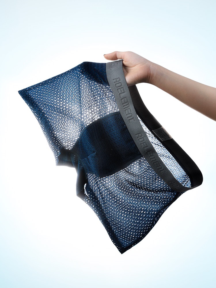 男性の下着男性のボクサースポーツアイスメッシュ目通気性夏ボク - Mesh Sport Boxer のレビューと価格
