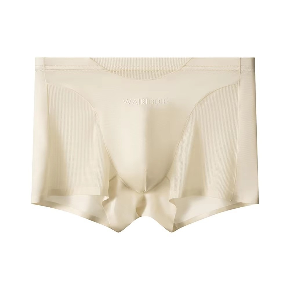 シンプルなメッシュアイスシルク下着シームレスミッドウエストク - Mesh Sport Boxer のレビューと価格