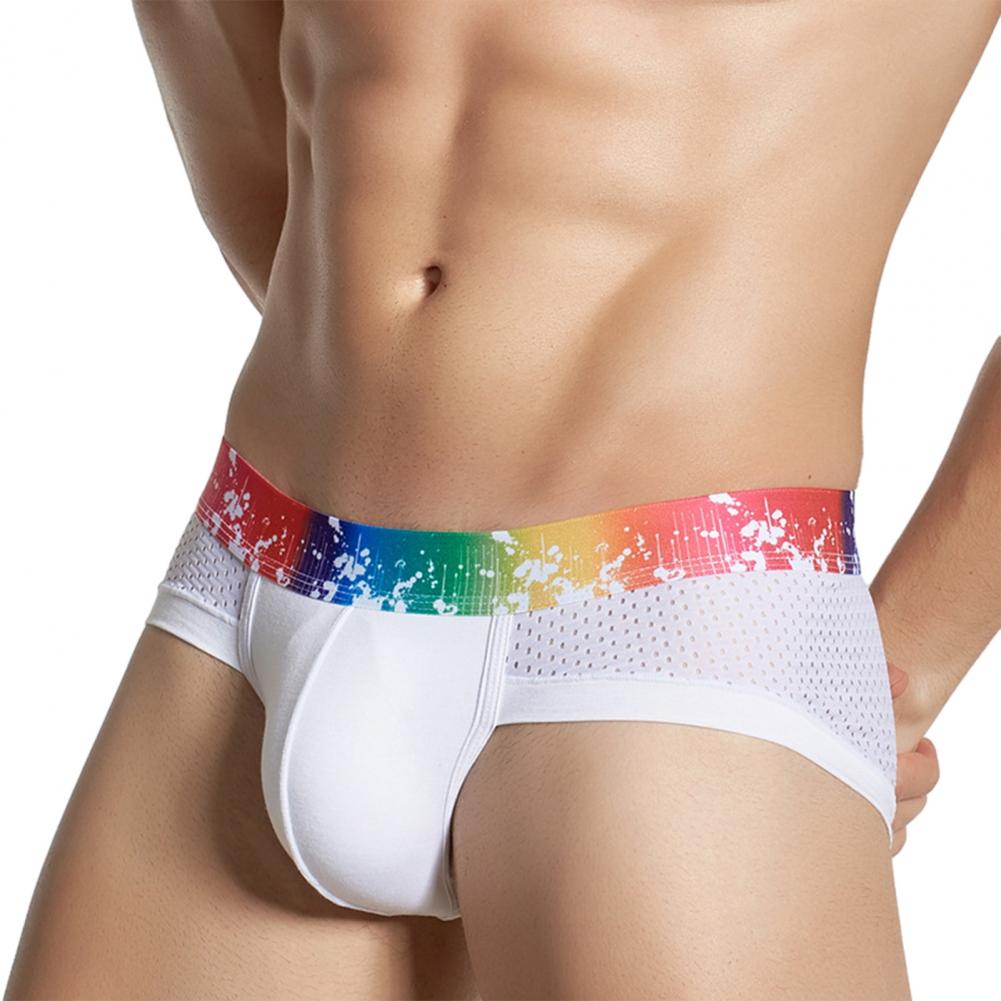男性ブリーフソフト通気性メッシュ生地パンティー 3D ポーチ - Mesh Sport Boxer のレビューと価格