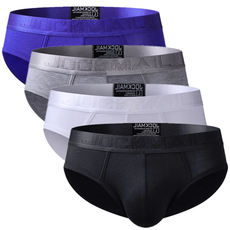 4 ピース/ロット男性ブリーフビキニ男性下着スリップ Hom - Multi Pack Underwear のレビューと価格